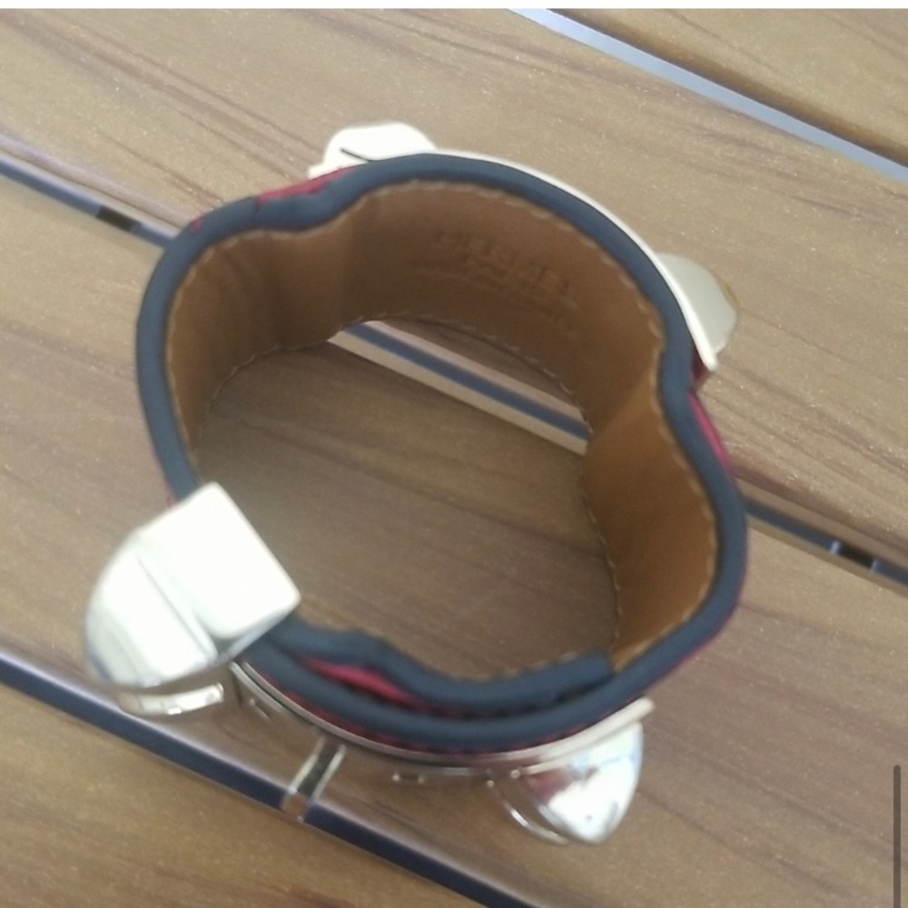 Collier de Chien Bracelet - Red Leather - Picture 10 of 10